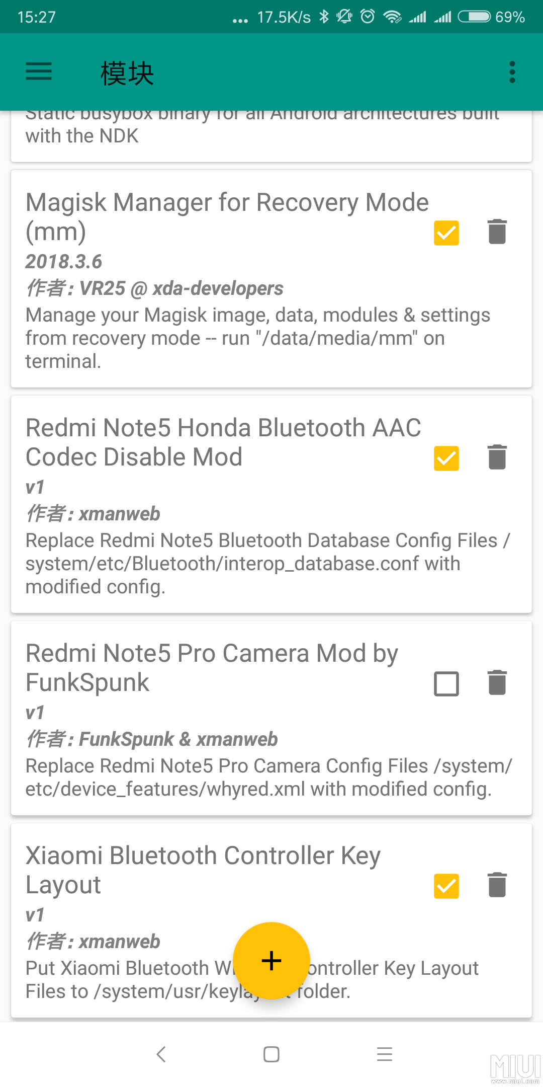 红米note5本田车型车载蓝牙无声bug修复补丁